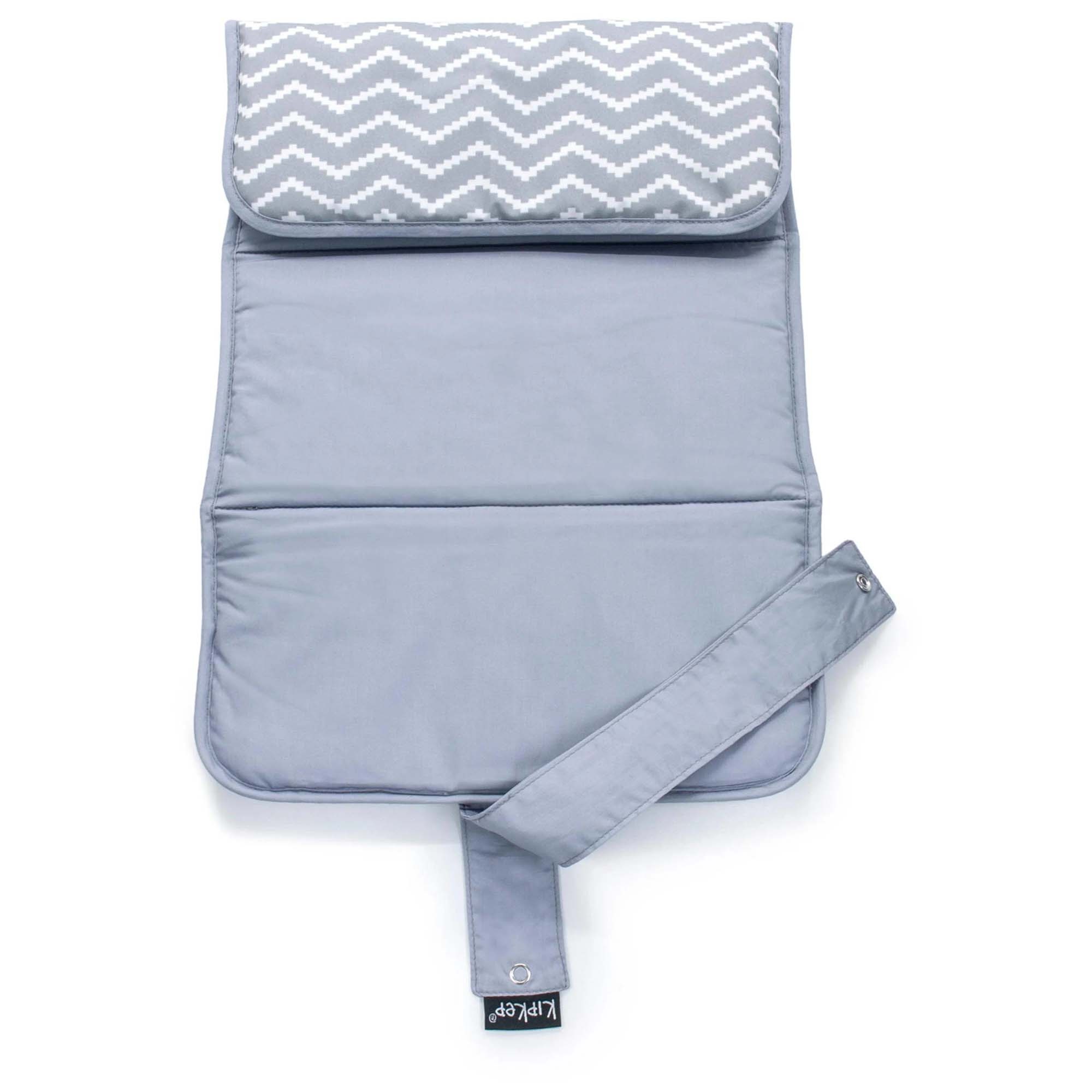 Kipkep verschoningsmatje Silver Grey