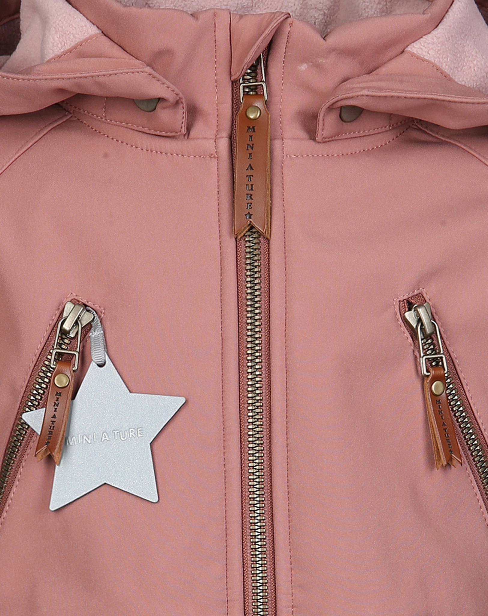 Softshelljacke MATALGEA mit Innenfleece in wood rose