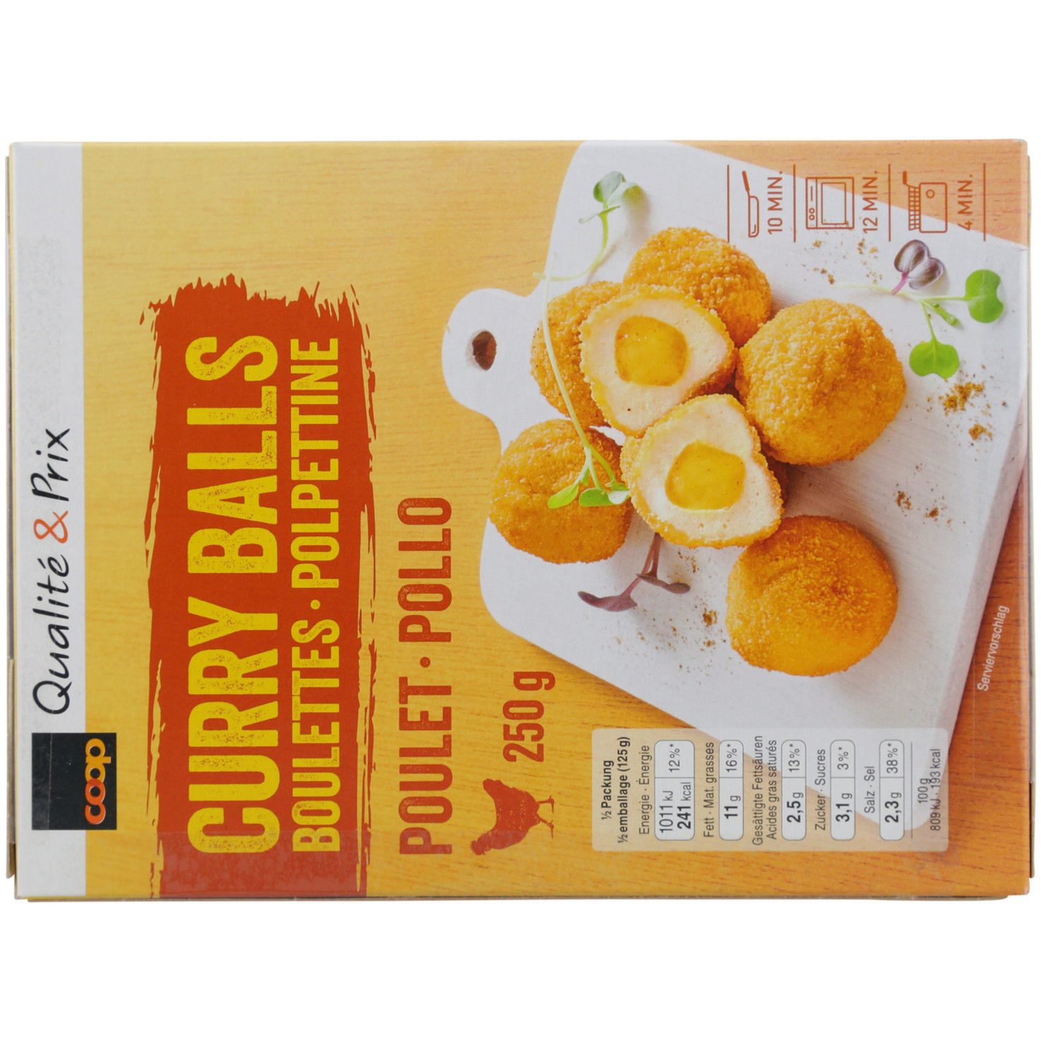 Poulet Curry Balls
