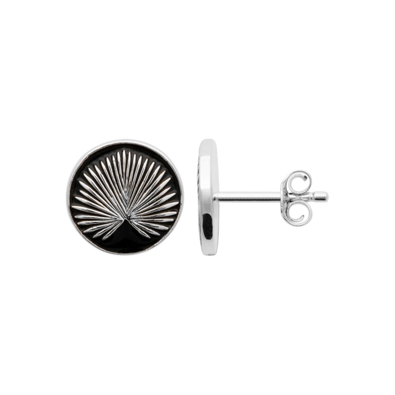 Boucles d'oreilles Femme - Argent 925 - Email