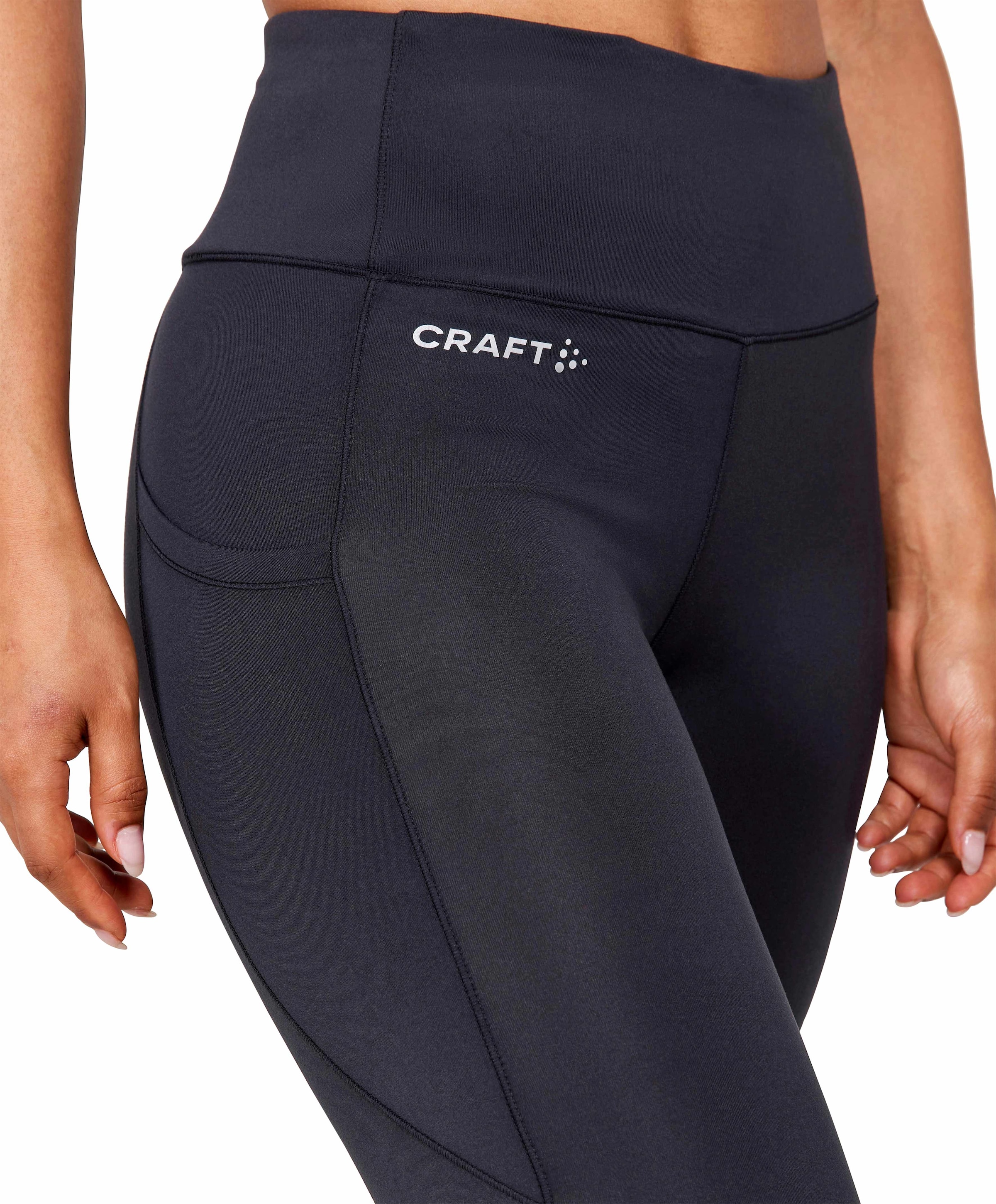 Craft ADV Essence Capri tights 2 W dames tights zwart