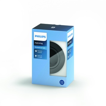 Philips inbouwspot Donegal grijs 230V