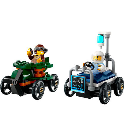 LEGO® City - Rennwagenpaket: Flugzeug vs. Krankenhausbett 60459
