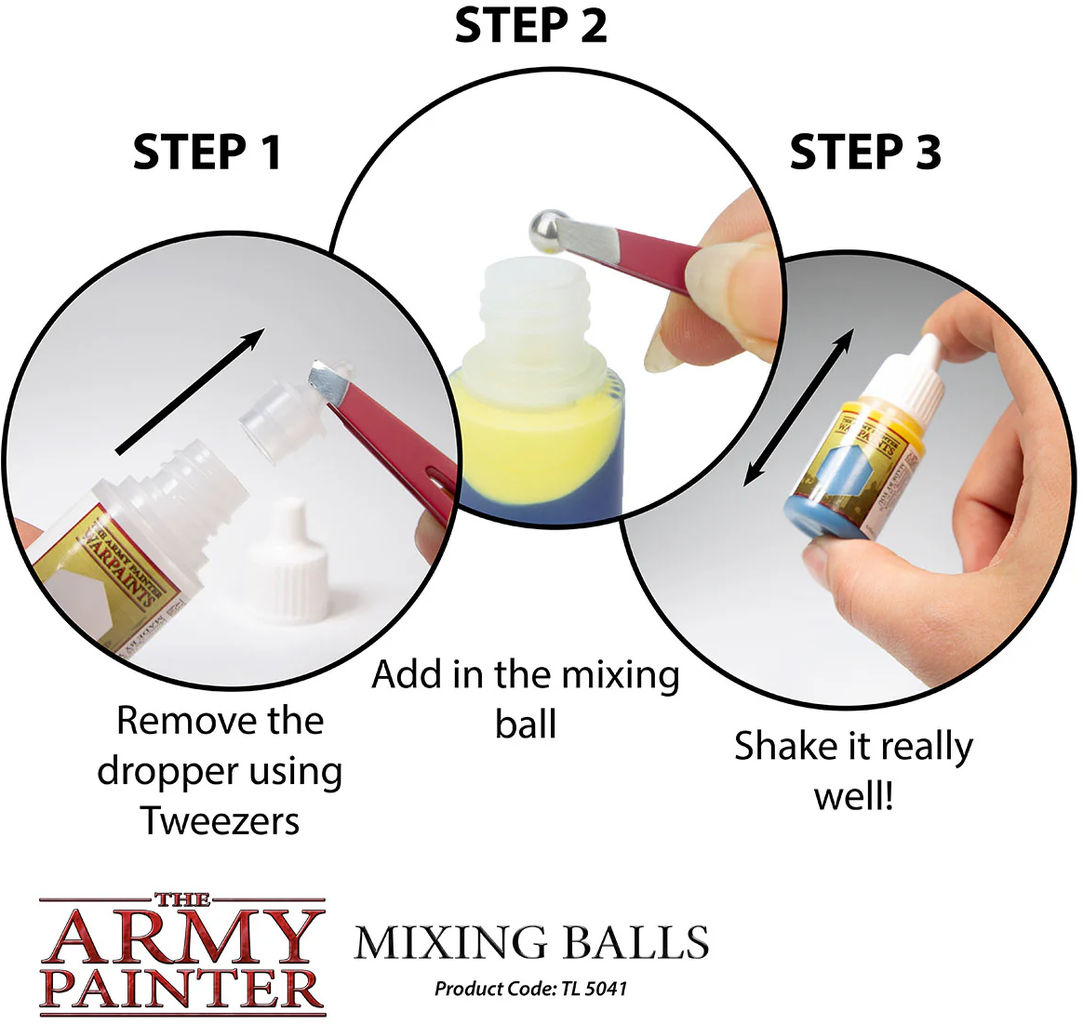 The Army Painter  Mixing balls    Der Schlüssel zu perfektem Farbmix