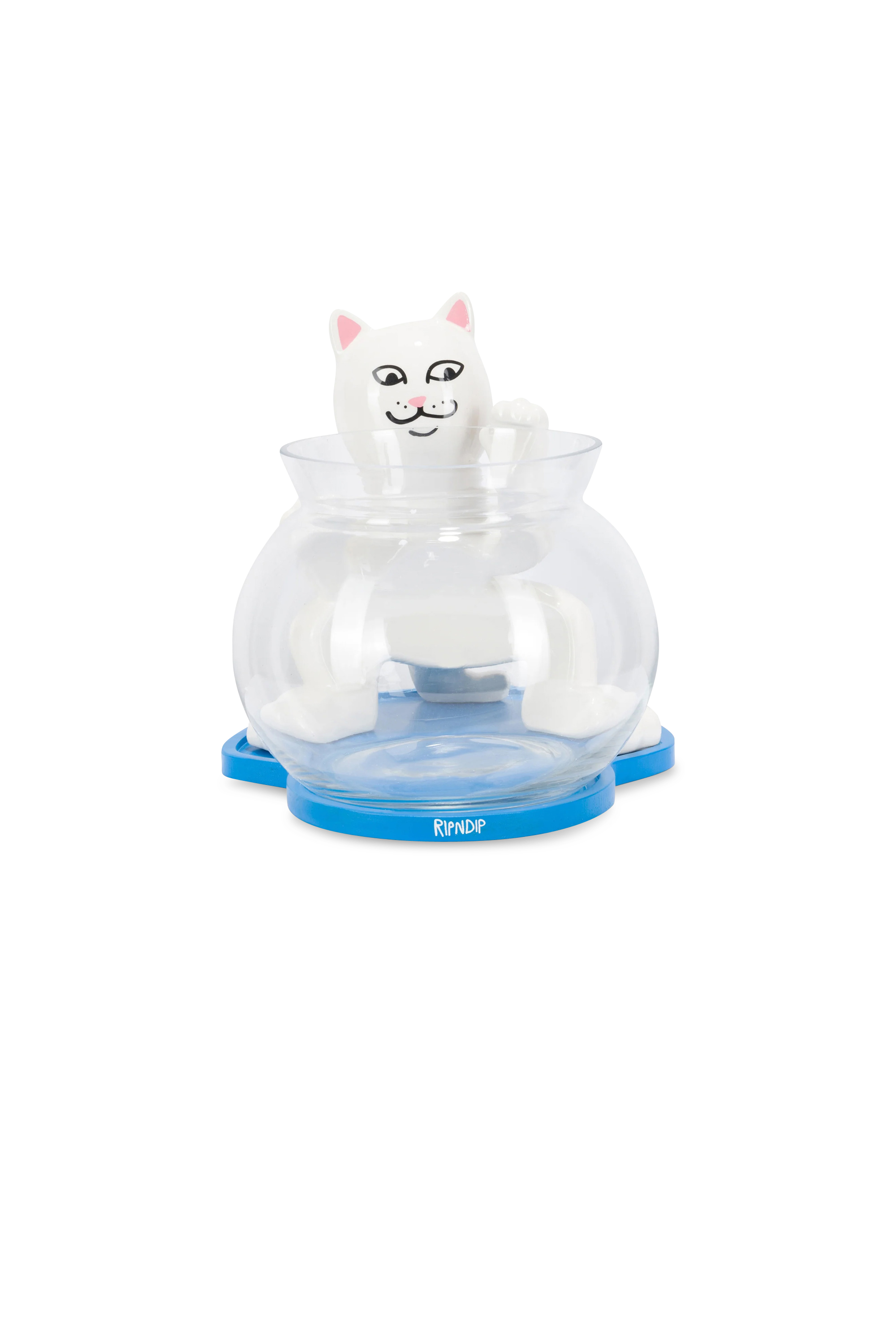 RIPNDIP Aquarium  Peeking Nermal Fish Bowl Blanc