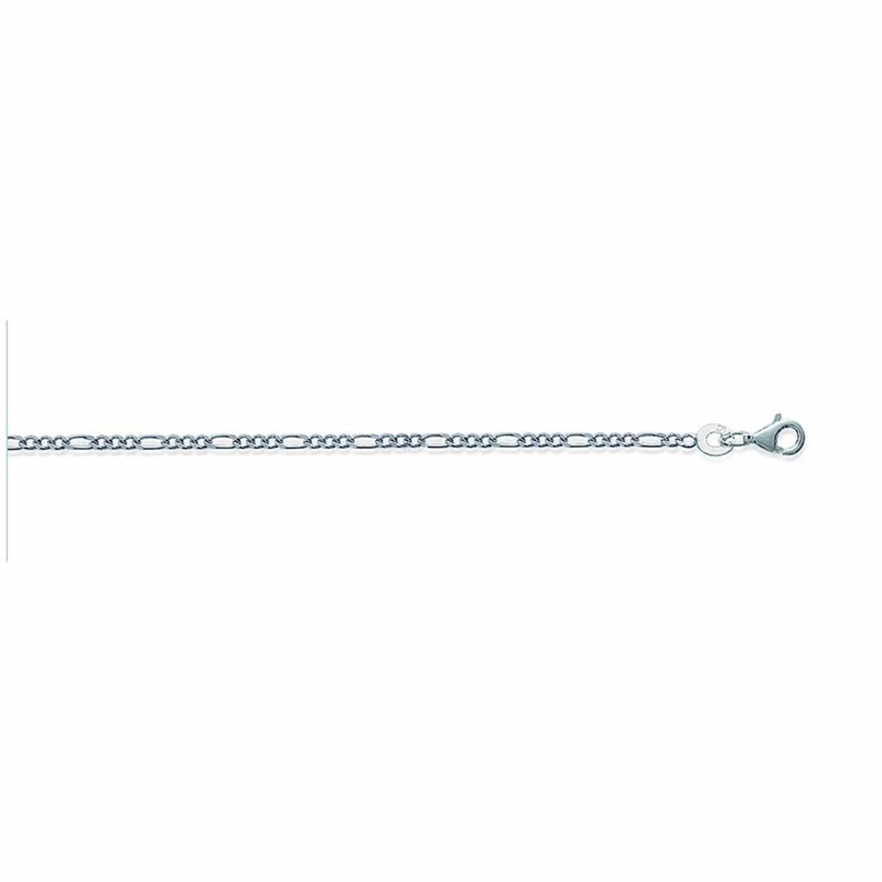 Chaine Homme - Argent 925 - Cheval alternée 1+3 - Largeur : 1,8 mm - Longueur : 50 cm