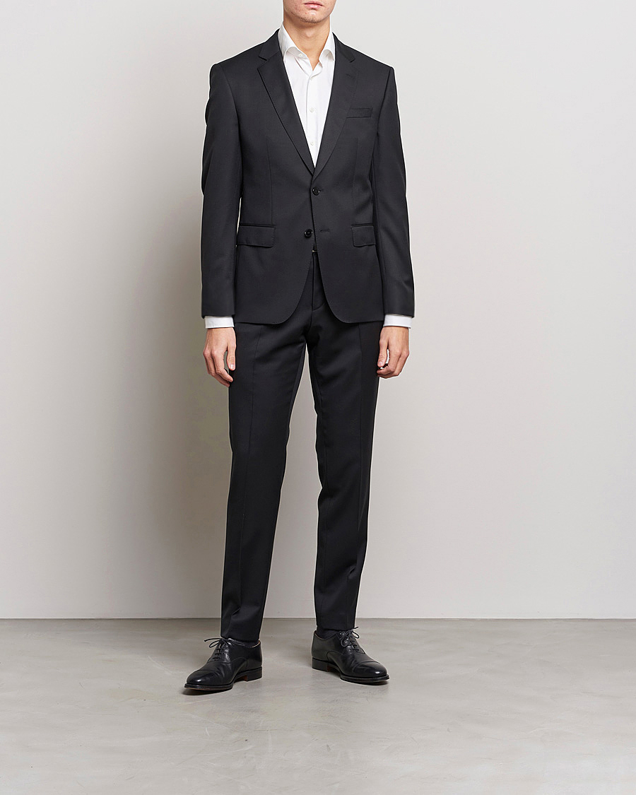 BOSS BLACK Huge Wool Suit Black