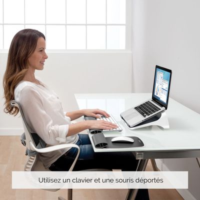Fellowes I-Spire Series - Support pour ordinateur portable - blanc