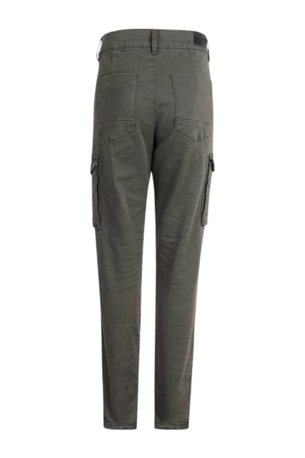 Shoeby tapered fit cargobroek grijs