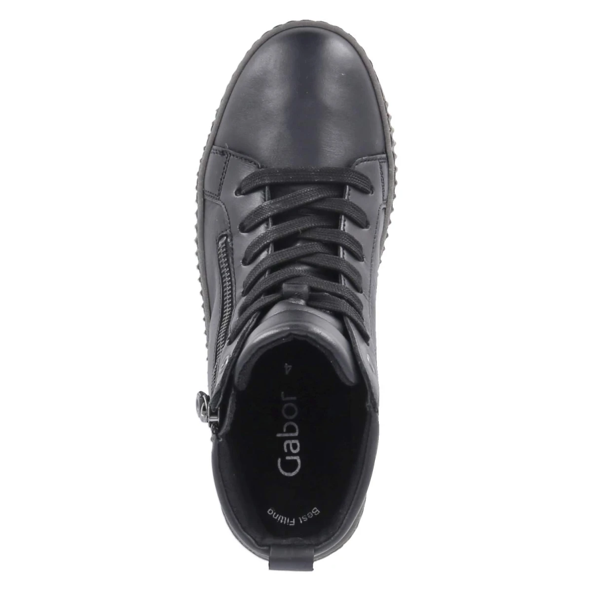 GaborSchnürstiefeletten - schwarz (anthrazit)