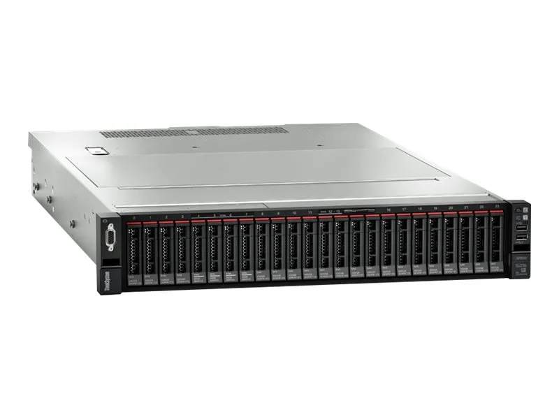 Lenovo ThinkSystem SR650 7X06 - Server - rack-monterbar 2U - 2-vejs - 1 x Xeon Silver 4215R / op til 4 GHz - RAM 32 GB - SAS - hot-swap 2.5