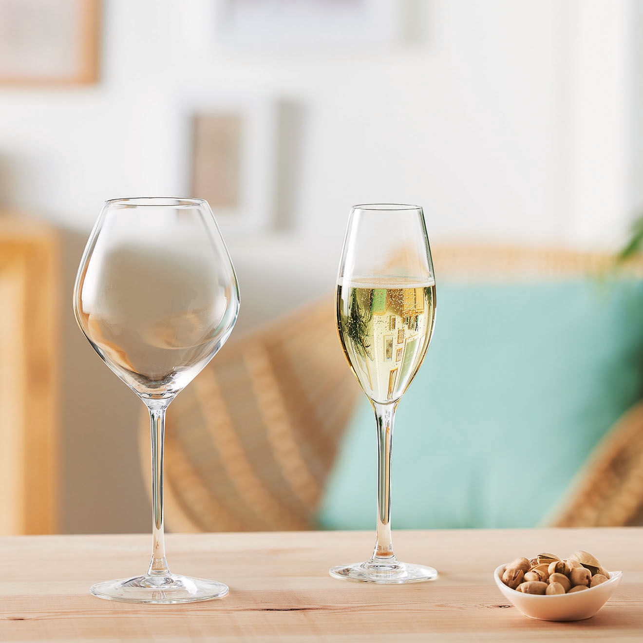 Chef & Sommelier 6 Flûtes à champagne Cheer Up transparentes - 24 cl