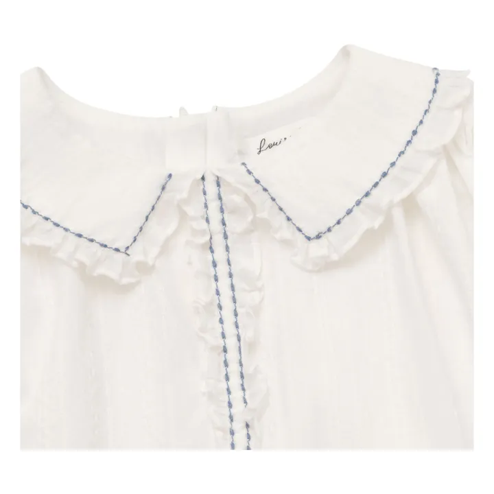 Louisiella Robe Uriel Brodée | Blanc