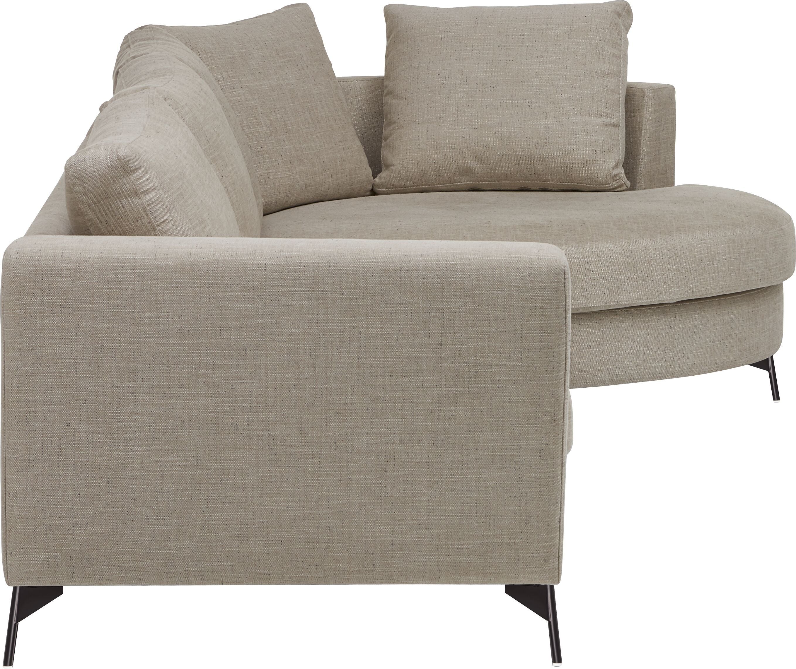 DIENER B St Brescia Ecksofa.r, beige - Beige / B: 309.0 cm x T: 148.0 cm x H: 81.0 cm