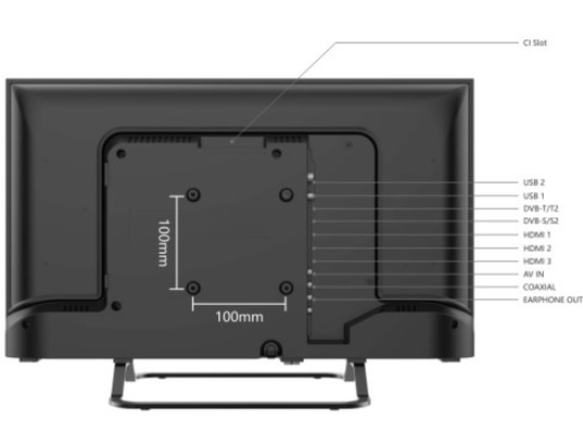 SMART TECH - TV LED 60 cm 24HN01VC