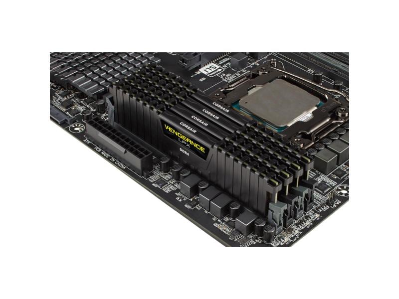 Corsair DDR4-RAM Vengeance LPX Black 3200 MHz 4x 32 GB High-Performance Arbeitsspeicher