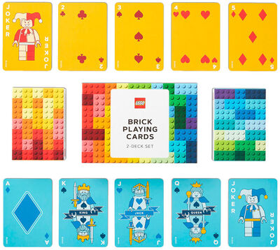 LEGO Brikke Kortstokker 2-Pack