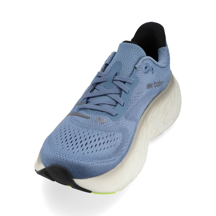 New Balance Chaussures de Running Fresh Foam More V4 - Bleu/Argenté