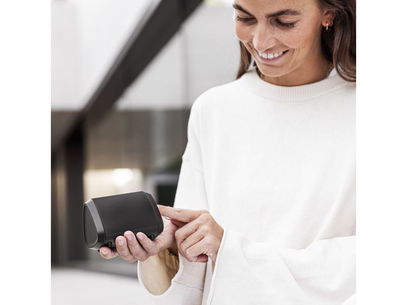 Vonmählen Bluetooth Speaker Air Beats Mini Schwarz Kompakter kabelloser Bluetooth-Lautsprecher mit bis zu 13 Stunden Akkulaufzeit