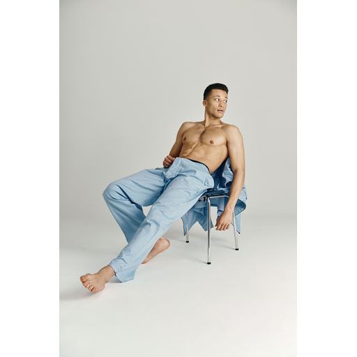 Impetus Woven Pyjamas, Blue, XL