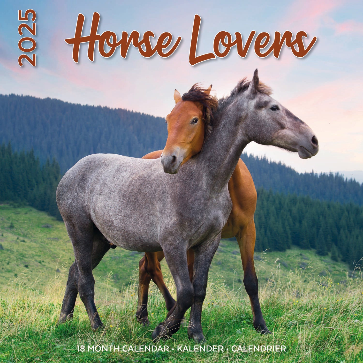 Plenty Gifts kalender horse lover 30 x 30 x 0,5 cm