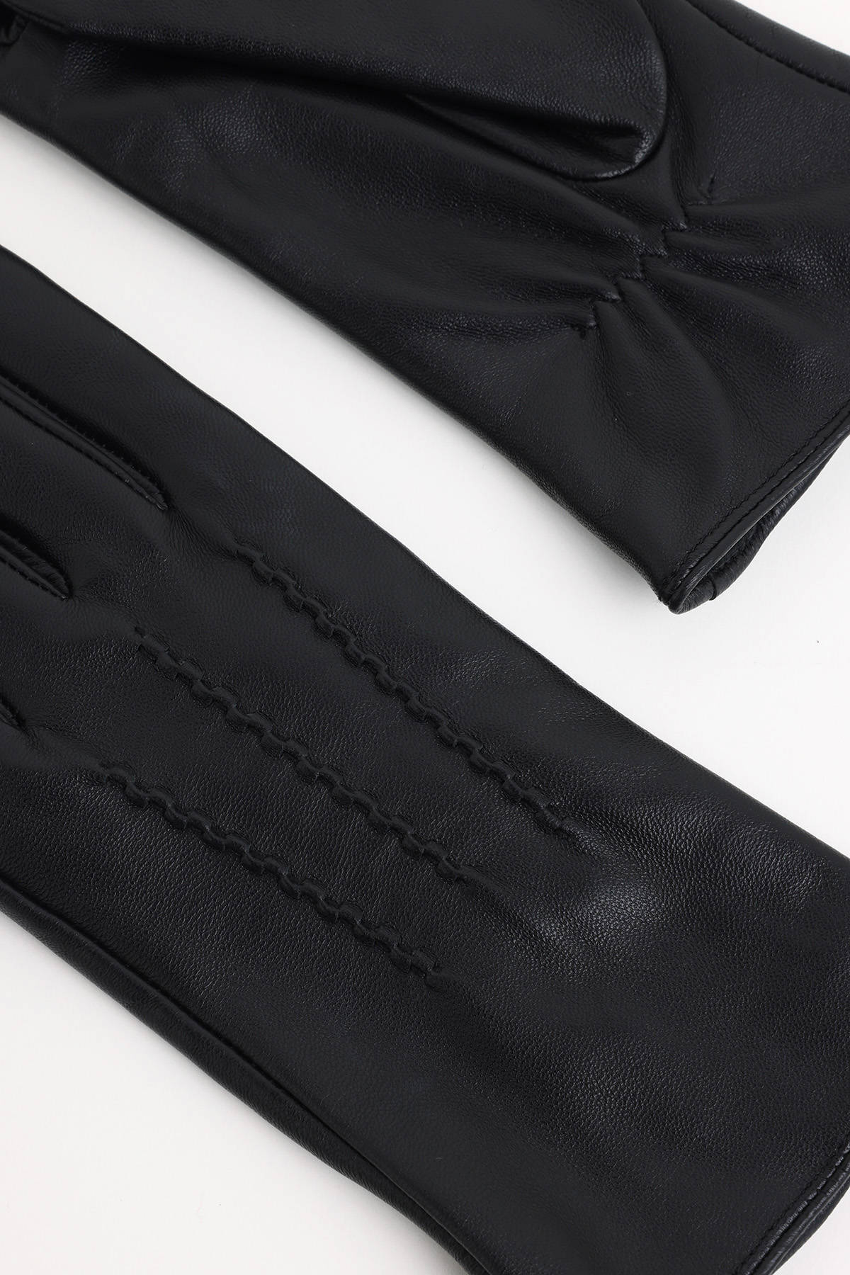 America Today leren handschoenen zwart