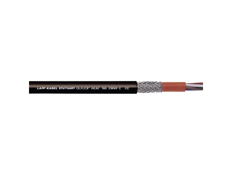 LAPP ÖLFLEX® HEAT 180 EWKF Højtemperaturkabel 5 G 0.75 mm² Sort 463043/100 100 m
