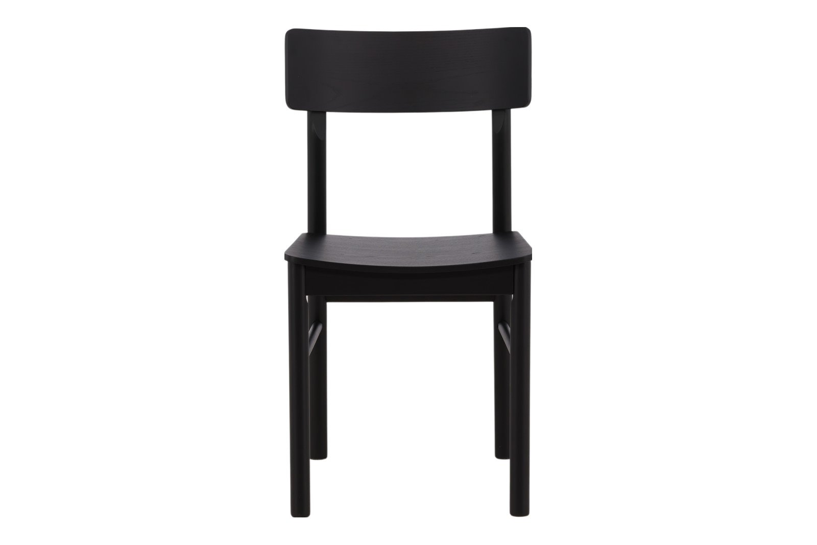 Montros Spisestol. Sett av 2. Sett av 2. Sortlakkert bjørk med sorte ben.