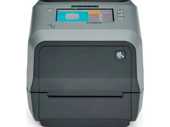 Zebra ZD621t - Etiketprinter - termo transfer - Rulle (11,8 cm) - 203 dpi - op til 203 mm/sek. - USB 2.0, LAN, seriel, USB vært - grå