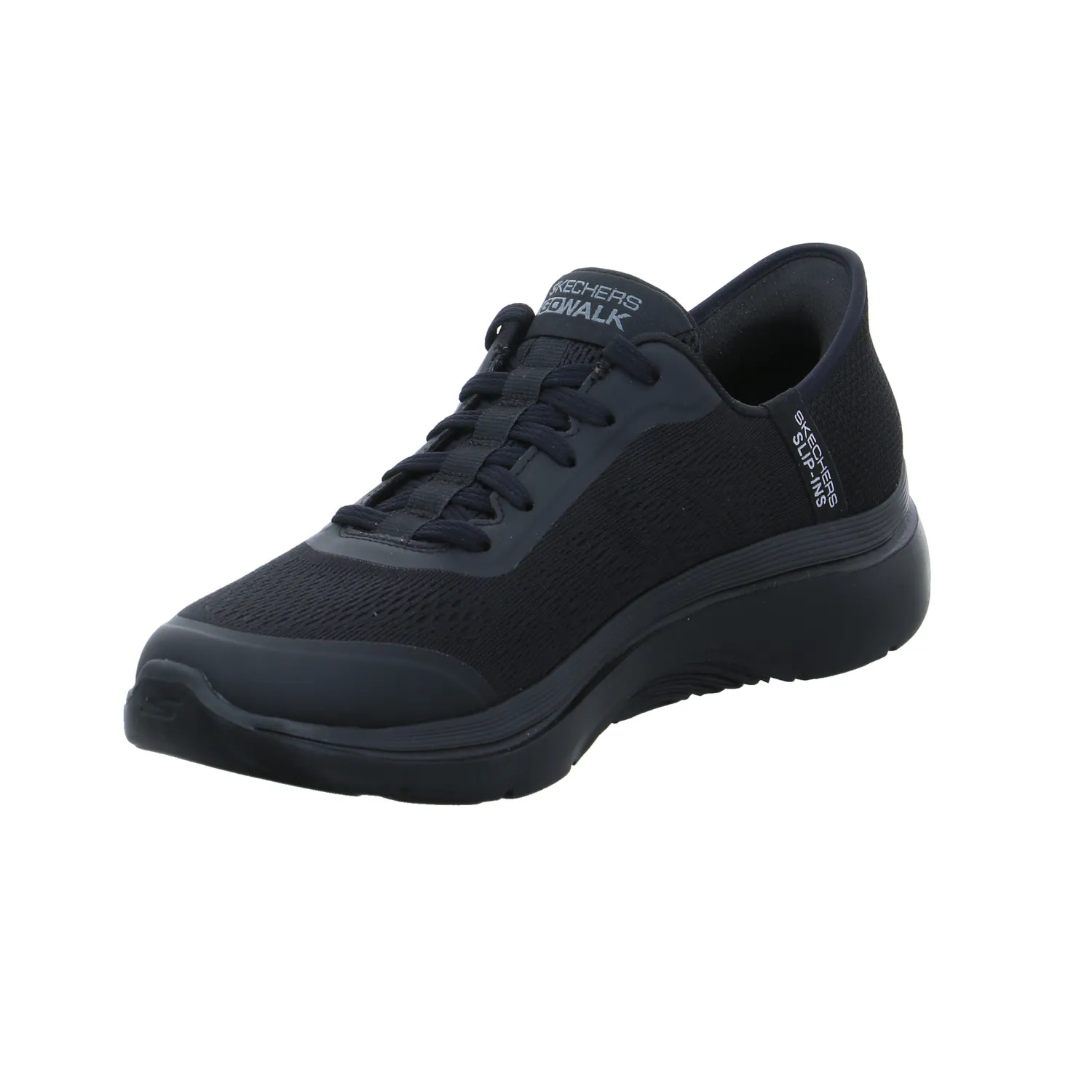 SKECHERS Halbschuhe Sneaker Stoff Schwarz Synthetik