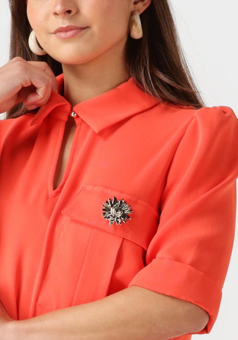 oranje caroline biss mini jurk 1120