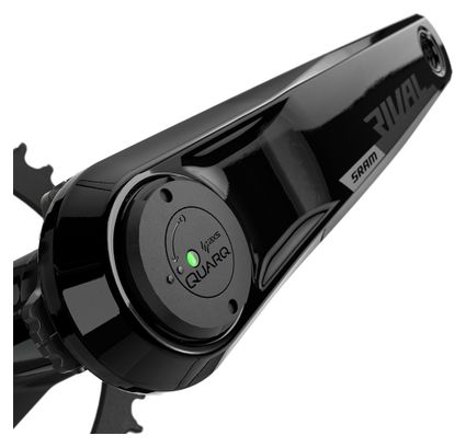 Pédalier Quarq Capteur de Puissance Sram Rival AXS DUB Wide 40 Dents 1x12V (sans boitier) Noir