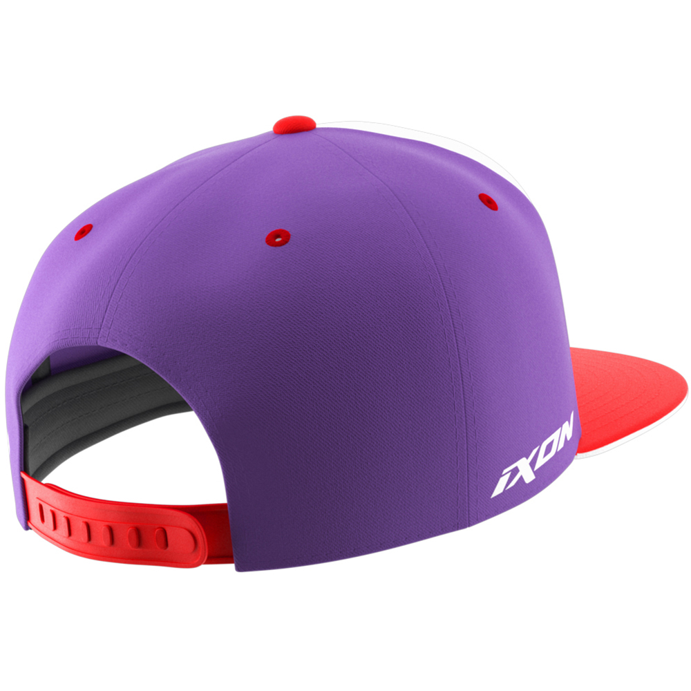Ixon - Casquette Flat Pramac 23 Rouge / Blanc / Violet