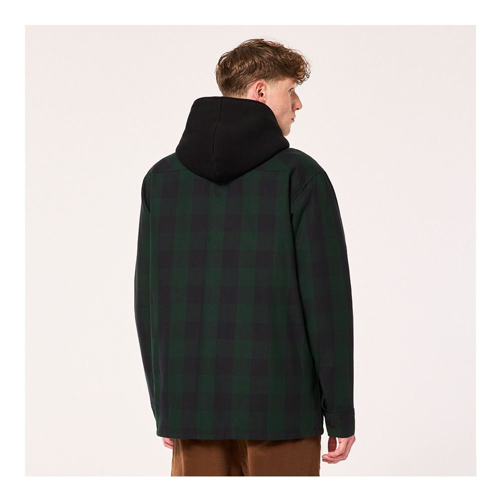 Oakley BEAR COZY - Veste Homme black/green check
