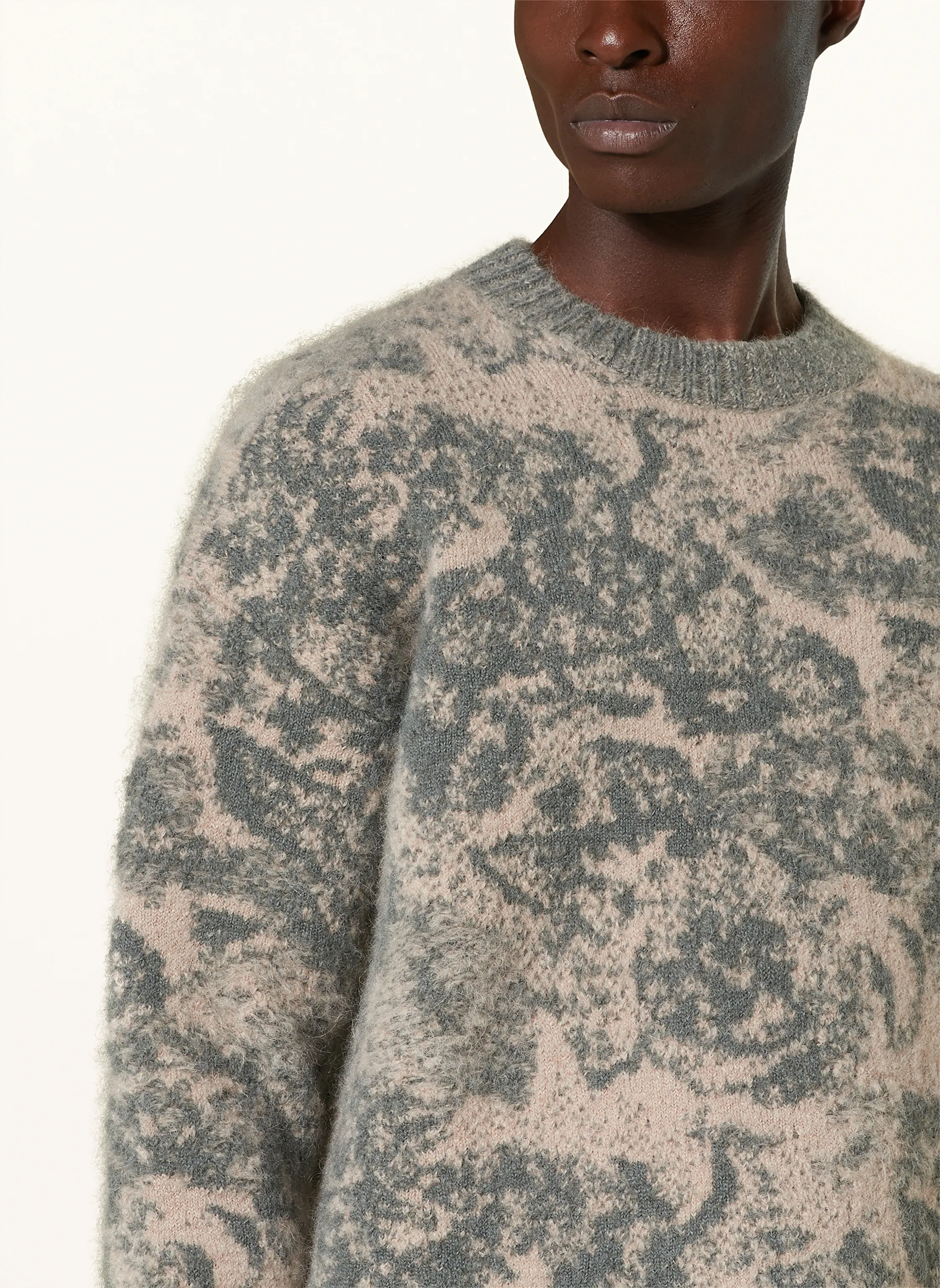 AMI PARIS Pullover mit Alpaka und Mohair