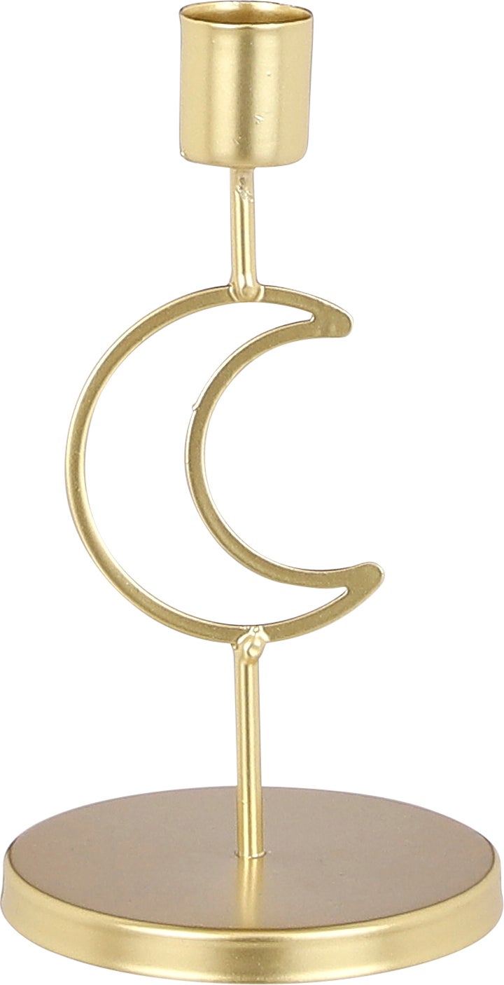 House of Seasons kandelaar Halve Maan goud 17 x 9 x 9 cm