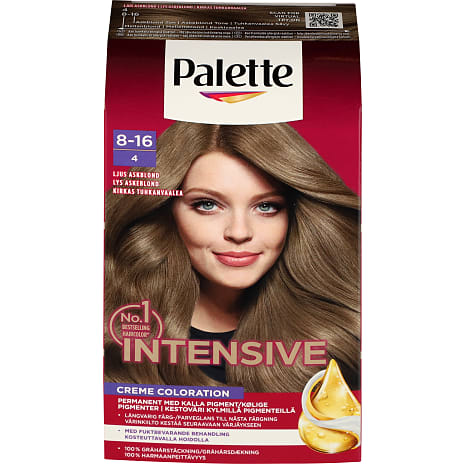 Permanent hårfarve 8-16 Light Ash Blonde m. naturlige olier