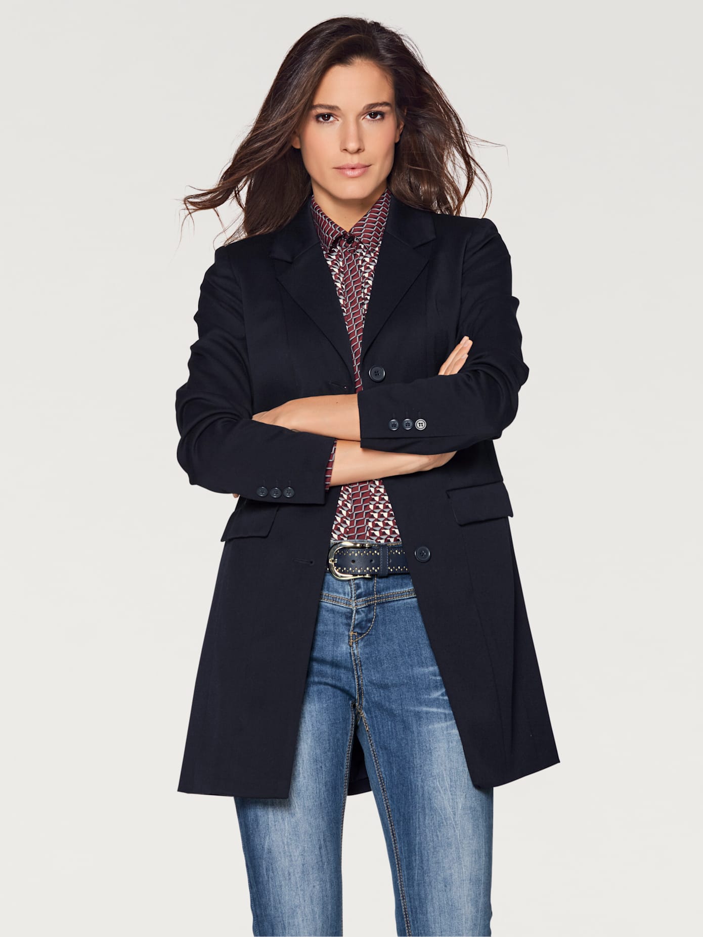 Blazer long coupe tendance