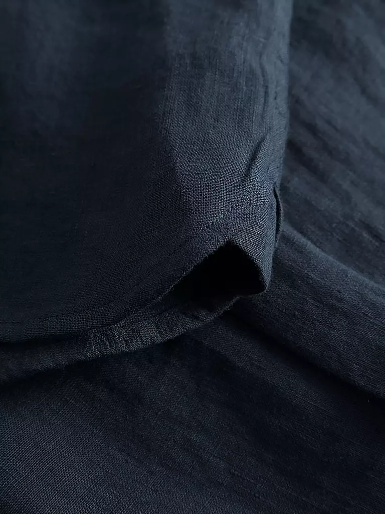 KNOWLEDGE COTTON APPAREL Leinenhemd blau
