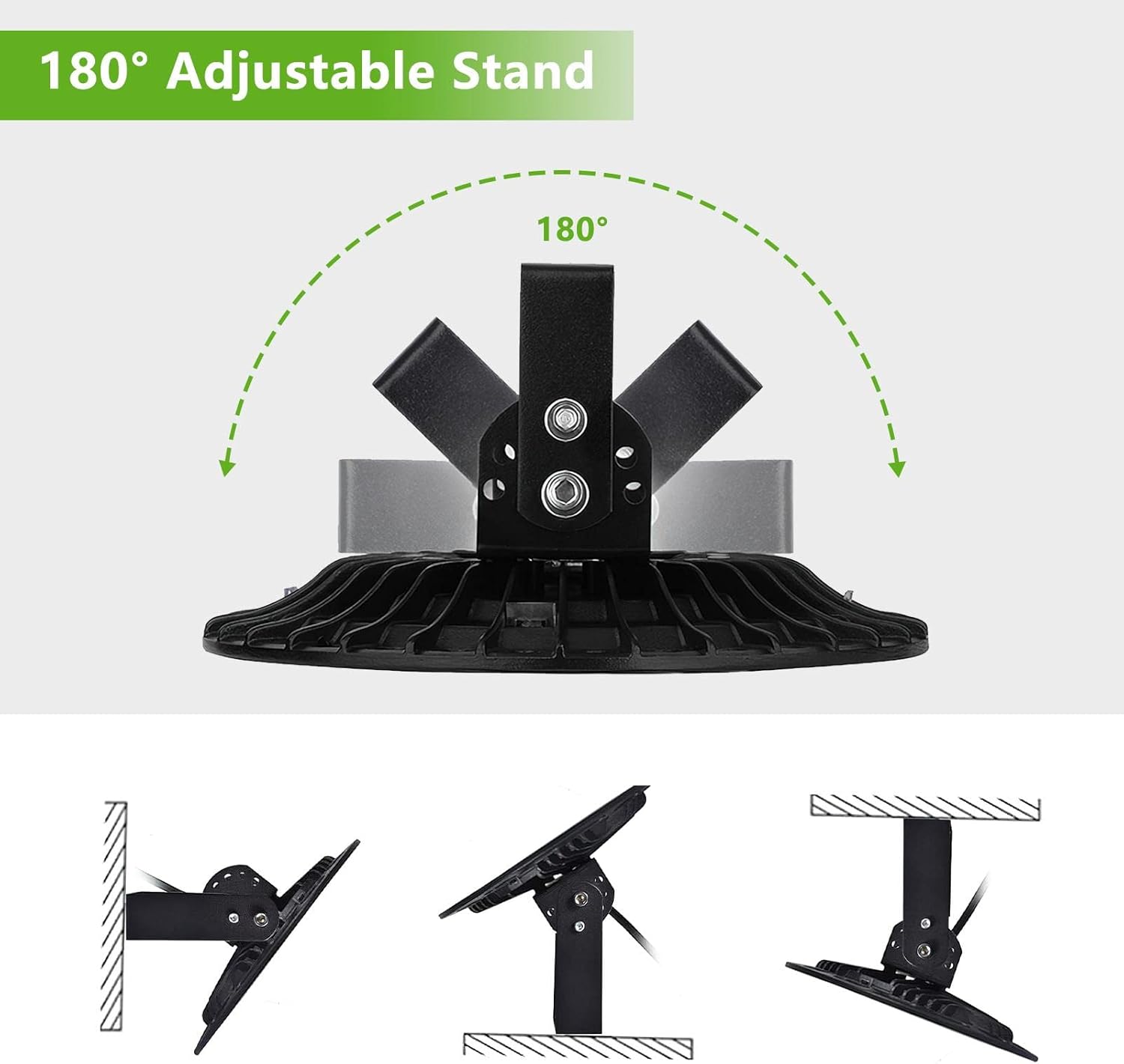 10 Stück UFO Industrielampe, 50W LED Hallenstrahler, 6500K Kaltweiß High Bay Licht, IP67 Deckenleuchte Werkstatt, Strahler für Fabrikhallen, Hallenbeleuchtung