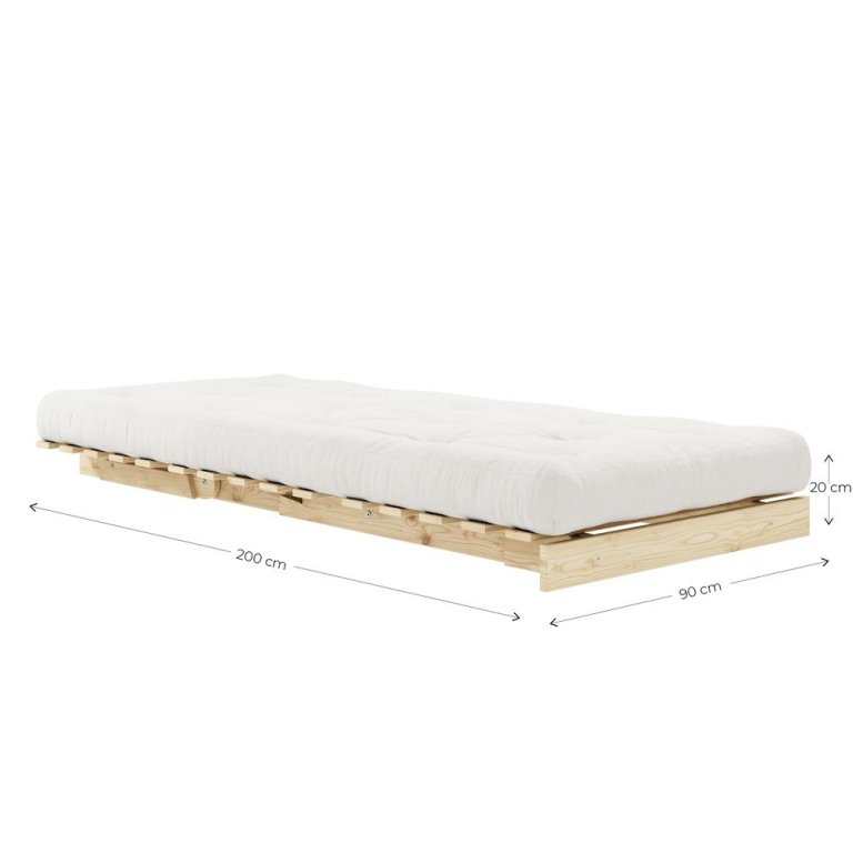 Karup Design Roots slaapbank 90 naturel, Beige