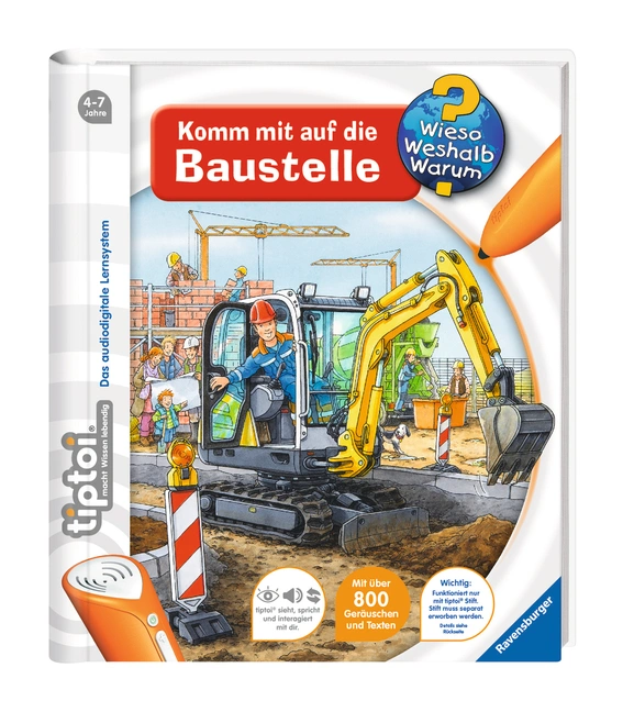 Komm mit auf die Baustelle / Wieso? Weshalb? Warum? tiptoi® Bd.15