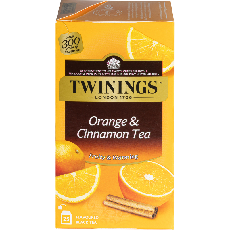 Twinings Tee Orange Cinnamon, 25 Stück