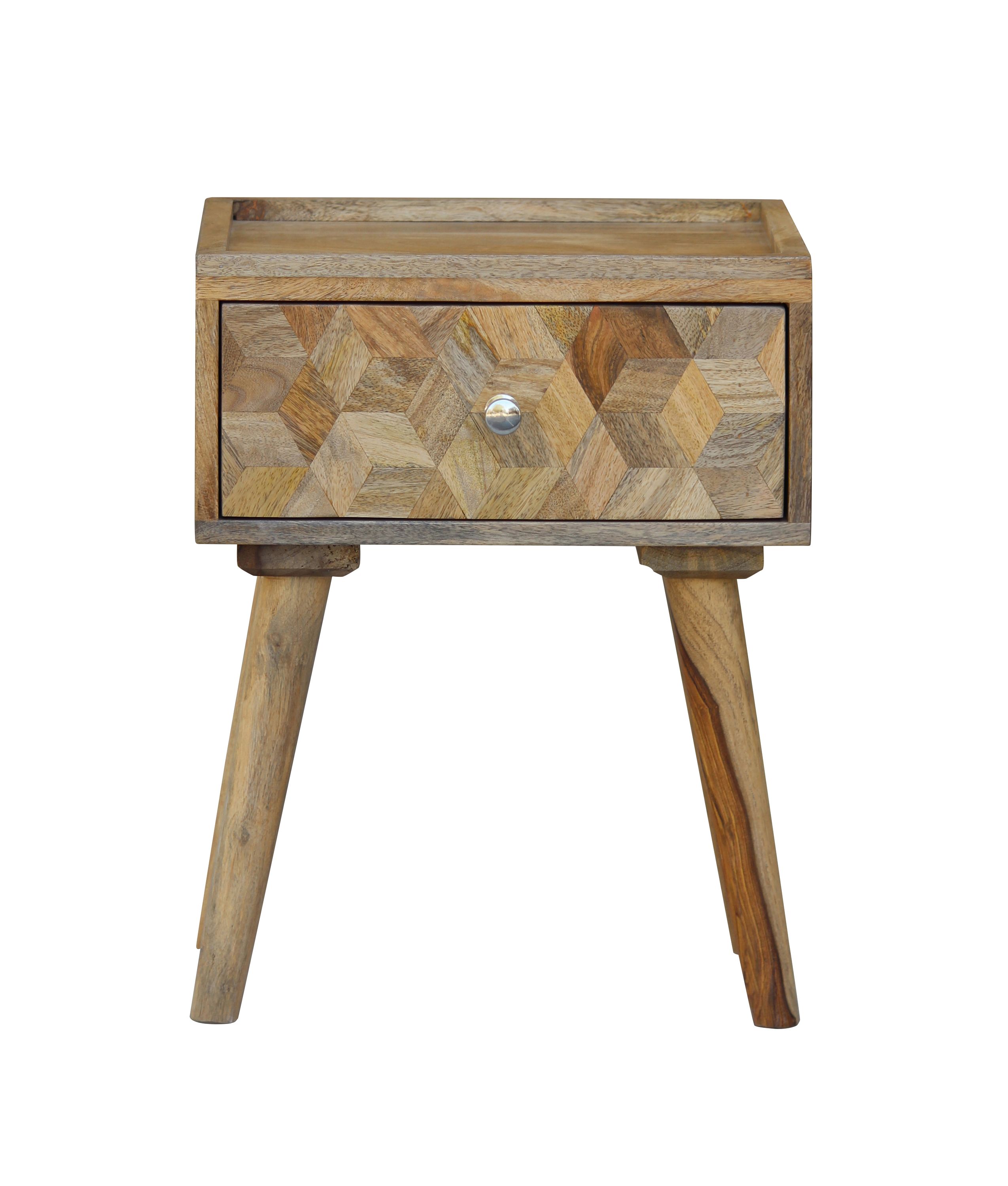 Nachttisch Holz LEVA 1 Schublade