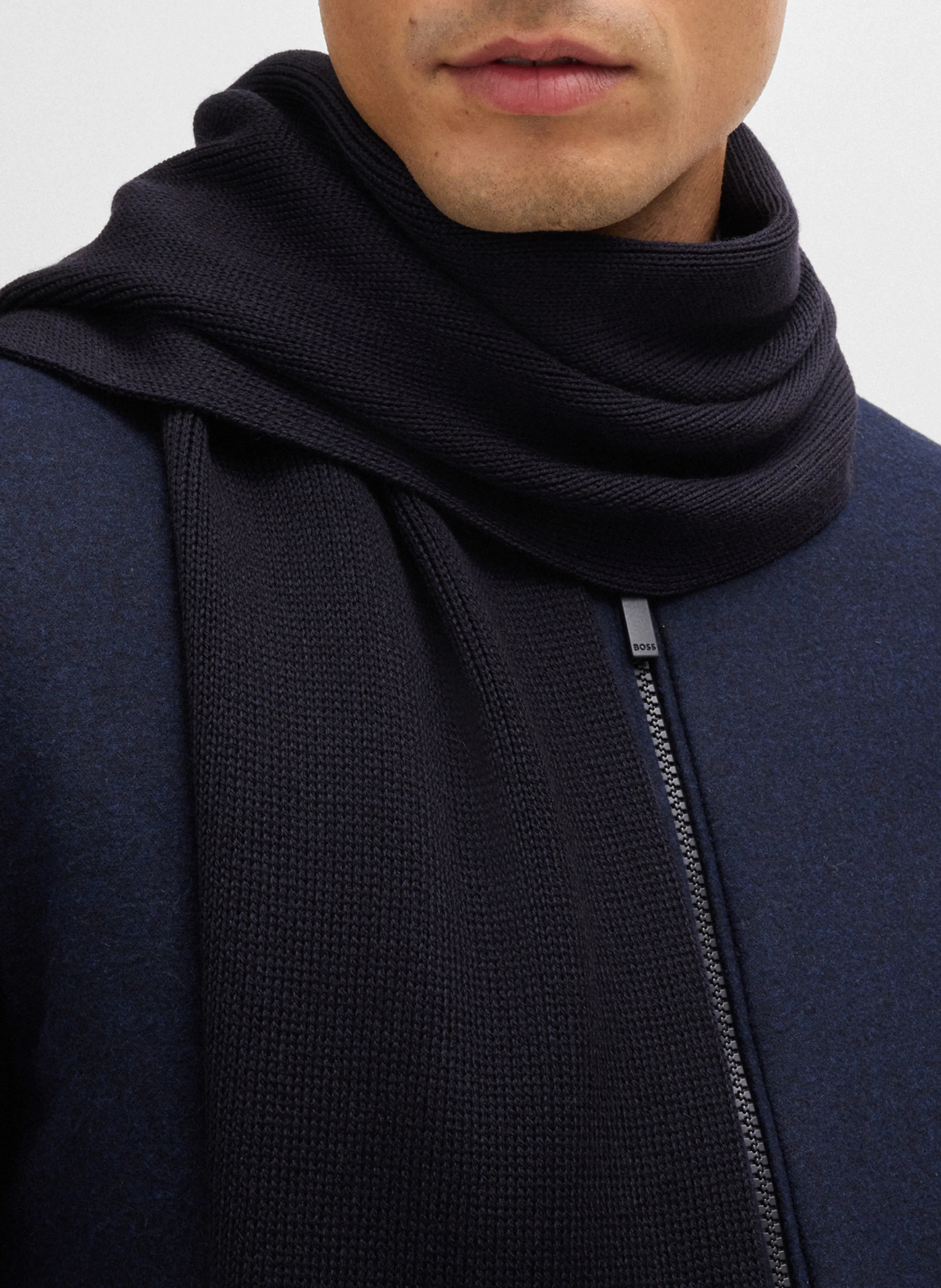 Echarpe en laine | Bleu