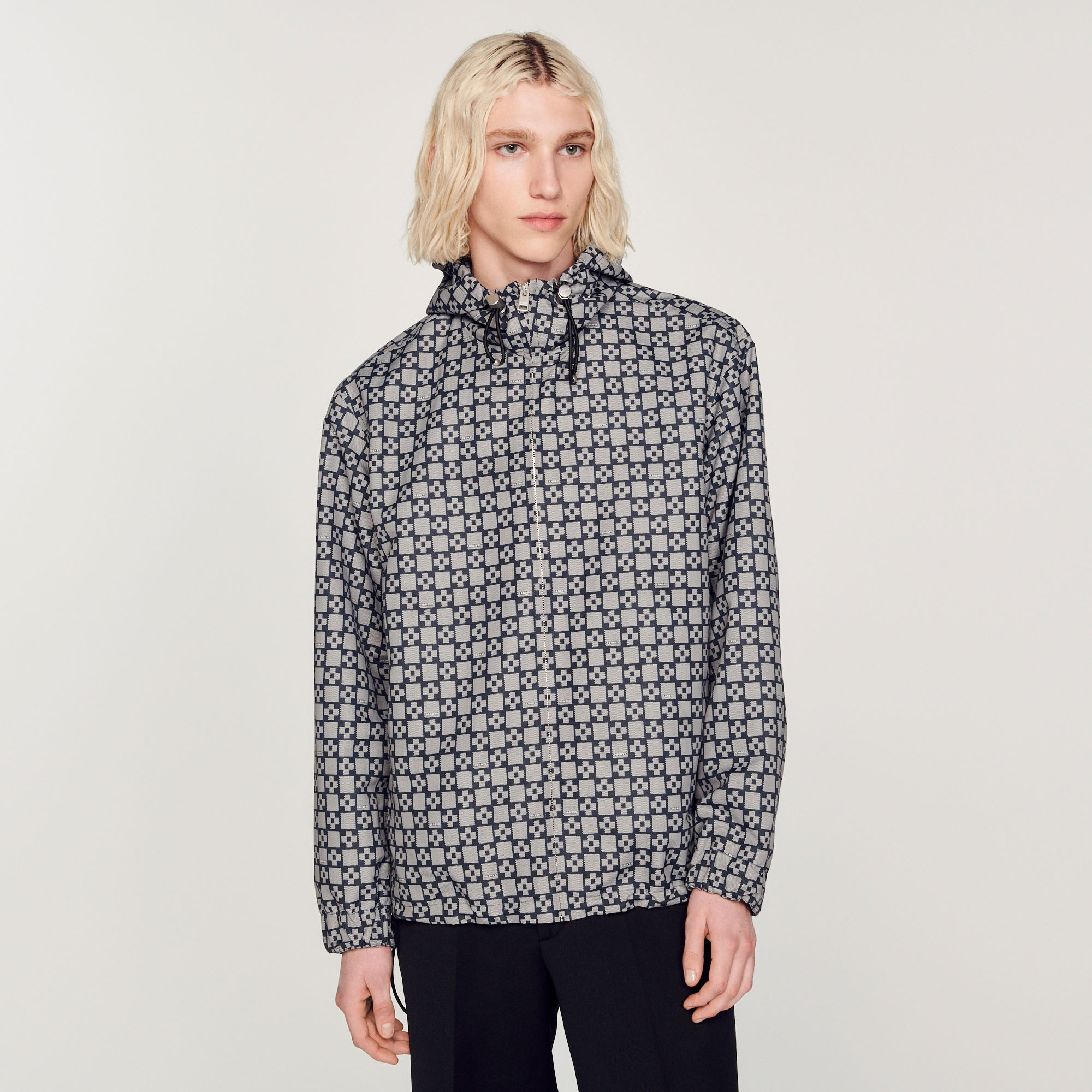 Blouson imprime Square Cross