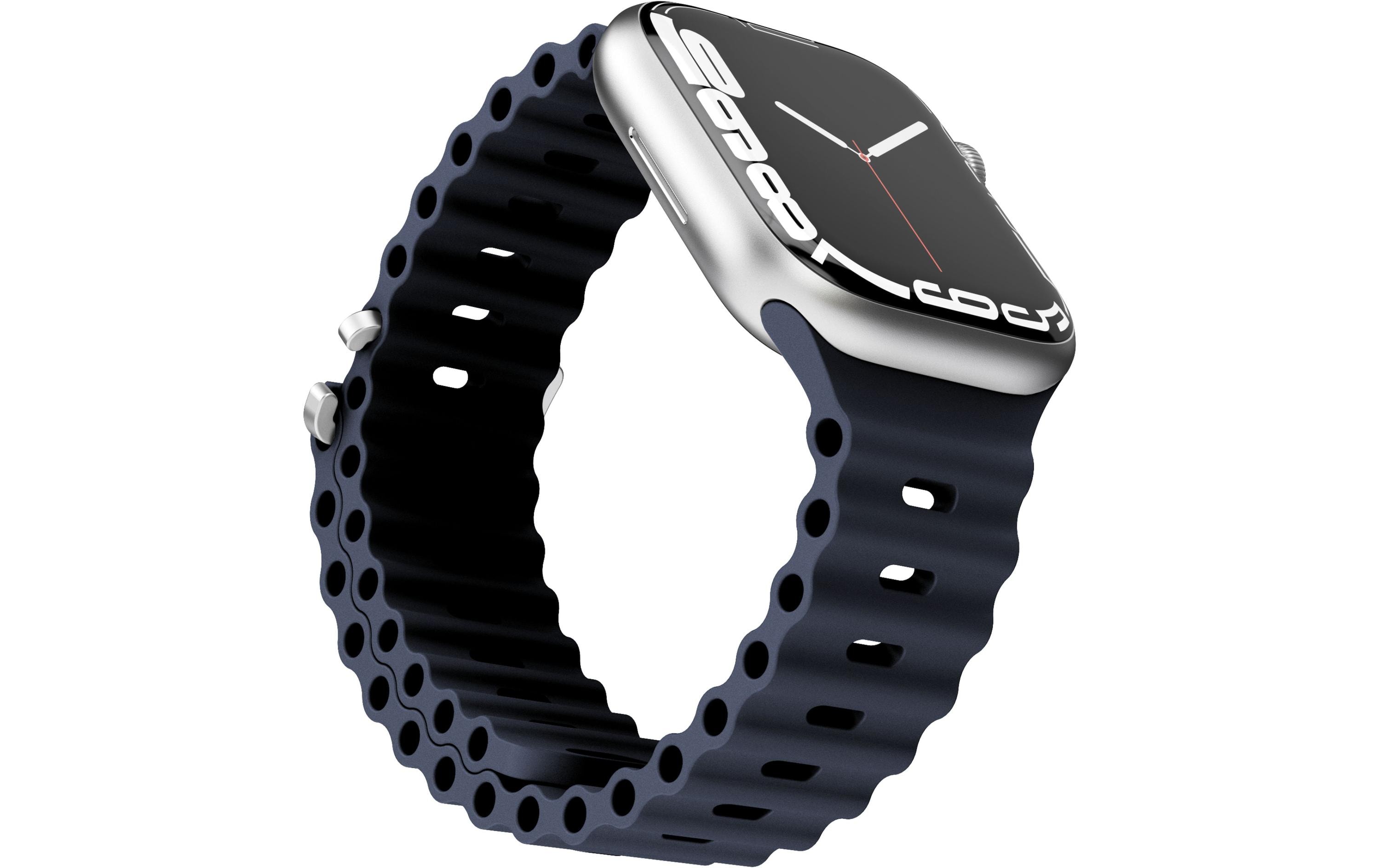Wave Band Apple Watch 38/40/41 mm NavyArmband für Apple Watch 38/40/41 mm