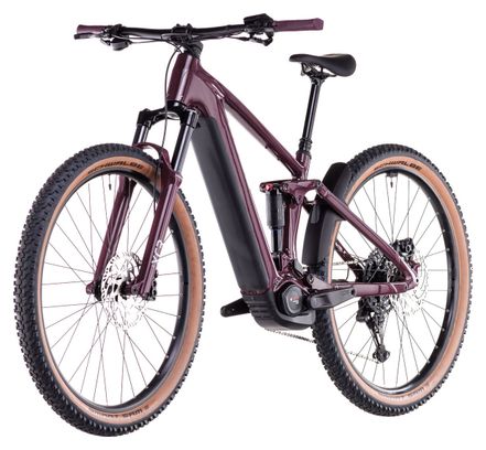 VTT Électrique Tout-Suspendu Cube Stereo Hybrid One22 Pro 800 Shimano Cues 10V 800 Wh 29'' Rouge Amarone 2025