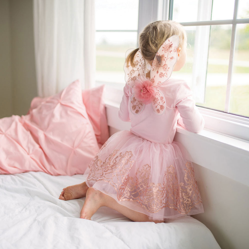 Verkleedset Vlinder Rose, 4-7 jaar