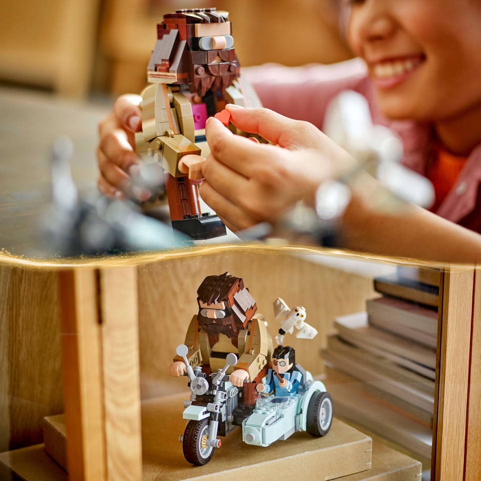 LEGO Harry Potter Hagrid en Harry's rit op de motor 76443